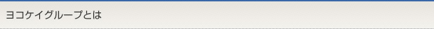 ヨコケイグループとは 